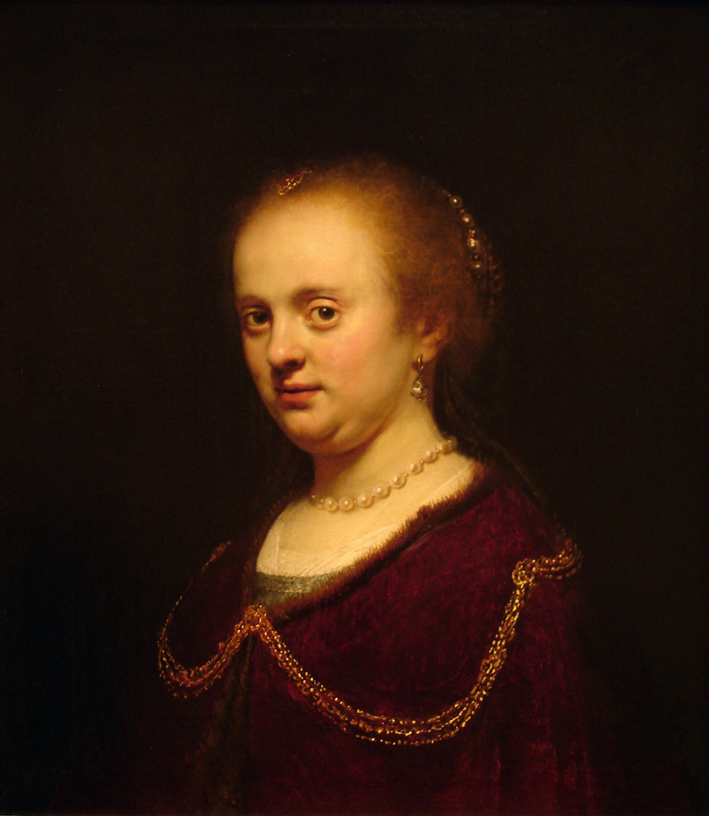  伦勃朗·梵·莱茵 Rembrandt van Rijn——盛装的贵妇画像